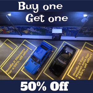BOGO 50% Off Diecasts and Magnet Sets!